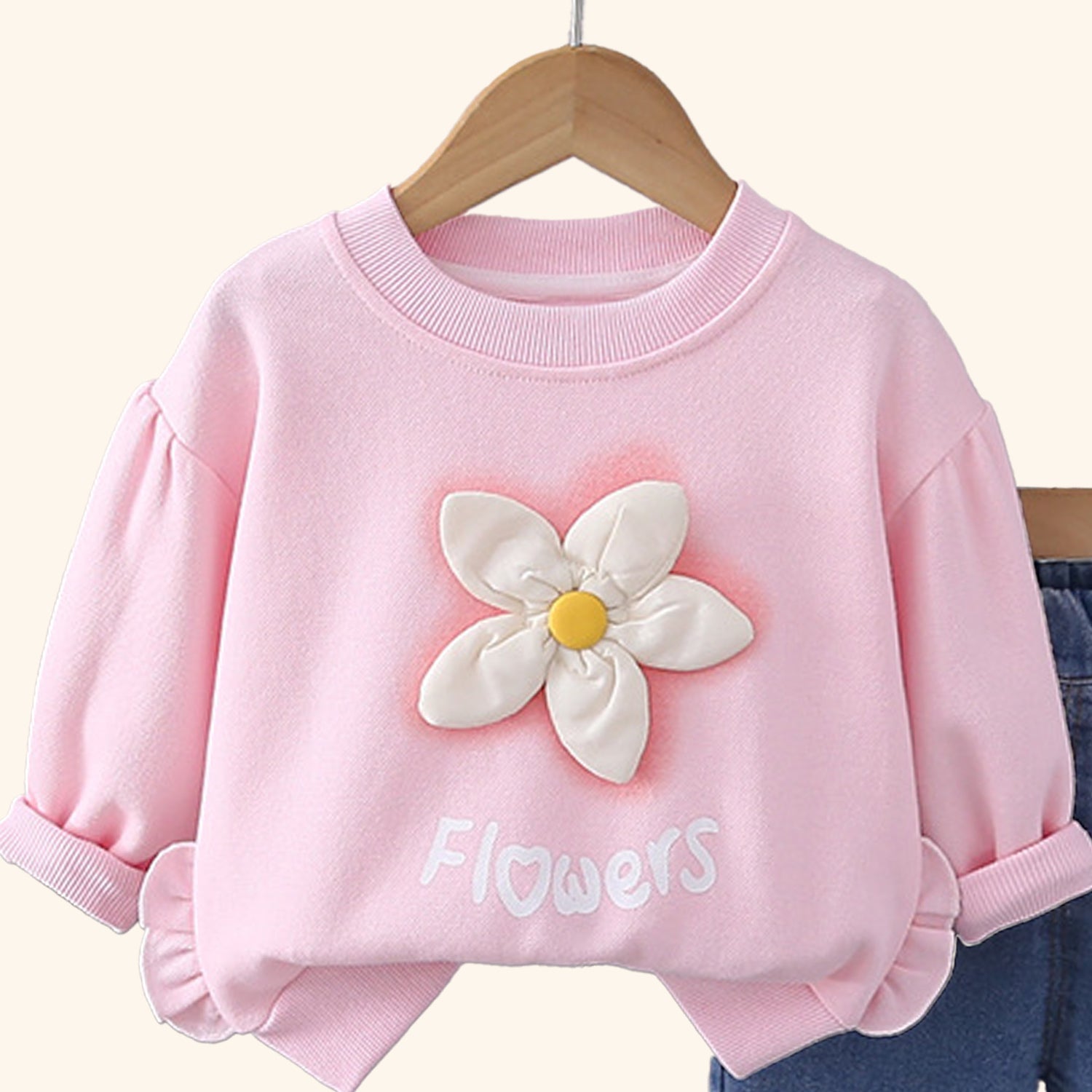 GIRL'S 2 PEICE FLOWER SET